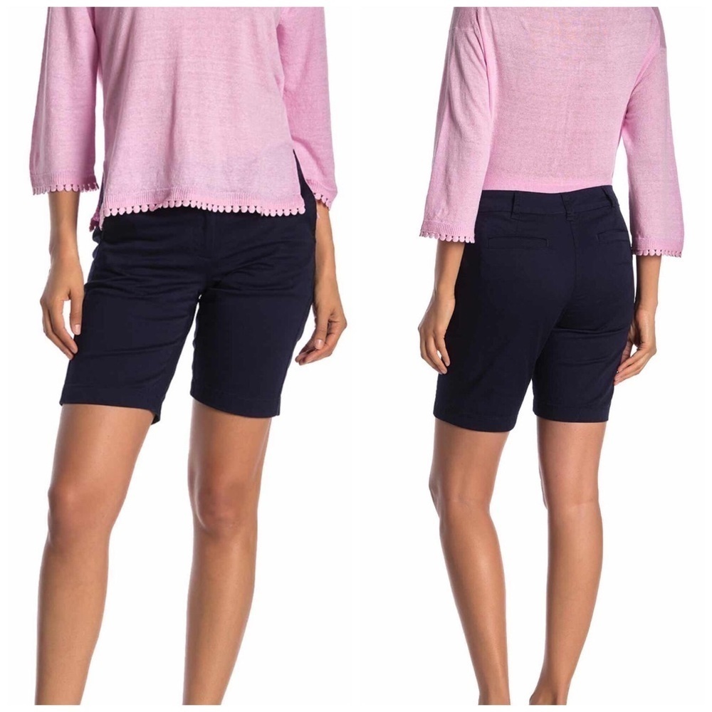 J.CREW Summerweight Chino Blue Bermuda Shorts 4